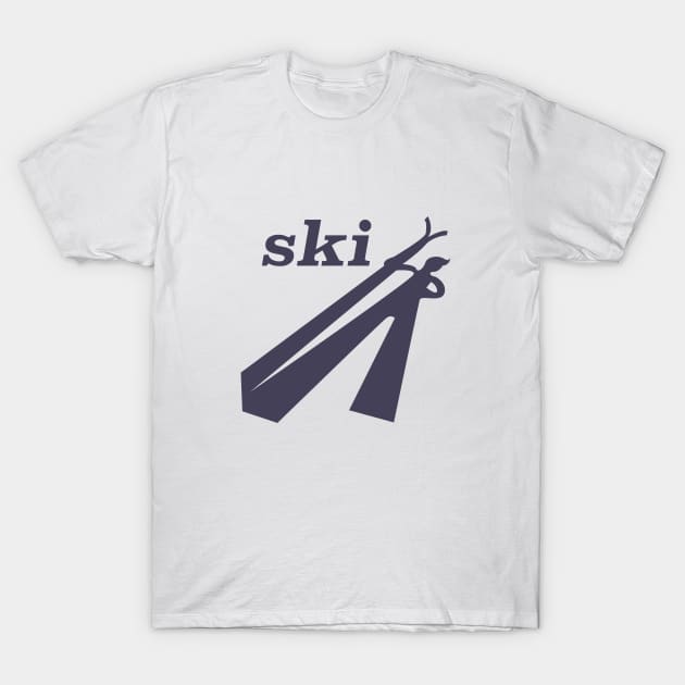 Ski T-Shirt by nickemporium1